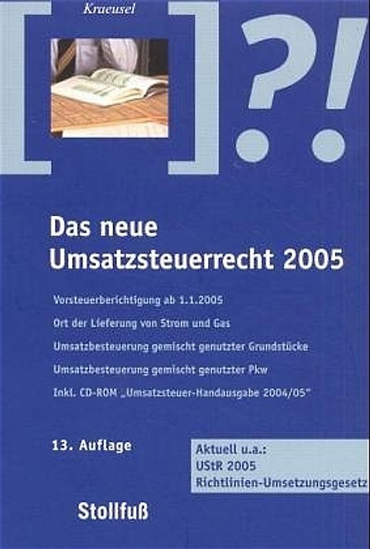 Das neue Umsatzsteuerrecht 2005