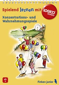 Konzentrations- und Wahrnehmungsspiele. LOGICO RONDO Übungsbuch für Kinder ab 4 Jahren