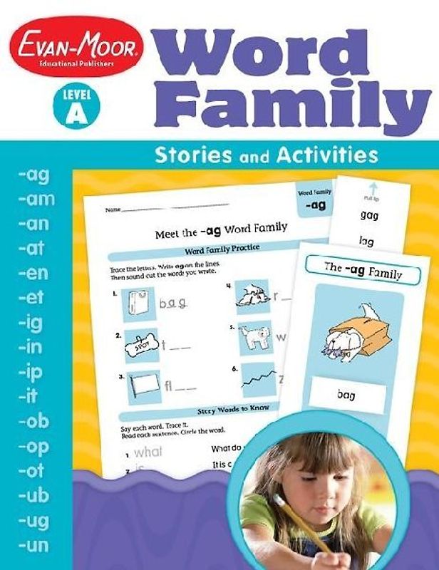 Word Family Stories and Activities, Kindergarten - Grade 2 (Level A), Teacher Resource