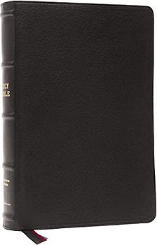 KJV, Large Print Verse-by-Verse Reference Bible, Maclaren Series, Premium Goatskin Leather, Black, Comfort Print: Holy Bible, King James Version