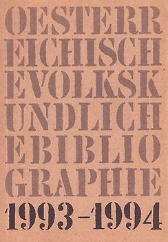 Österreichische Volkskundliche Bibliographie