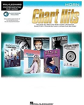 Chart Hits - -For Horn- (Book & Online Audio): Play-Along, Sammelband, Download (Audio) für Horn (Instrumental Play-along)