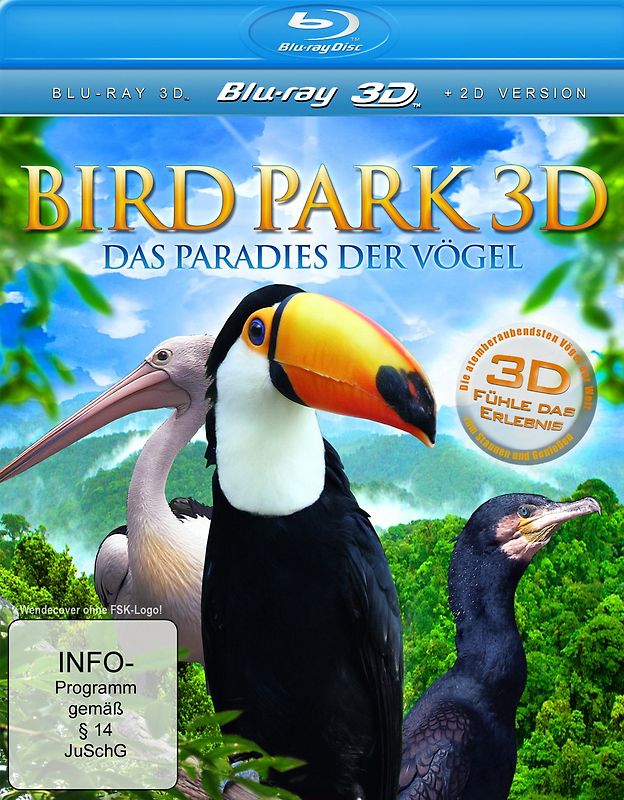 Birdpark - Das Paradies der Vögel (Blu-ray 3D) 3D Blu-ray Disc