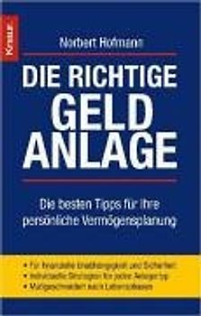 Die richtige Geldanlage