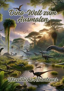 Dino-Welt zum Ausmalen