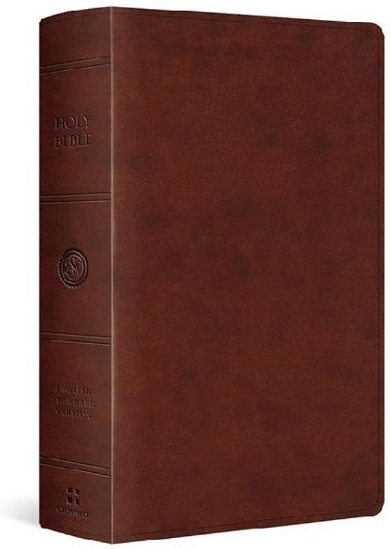 ESV Giant Print Personal Size Bible, Red Letter (Trutone, Chestnut)