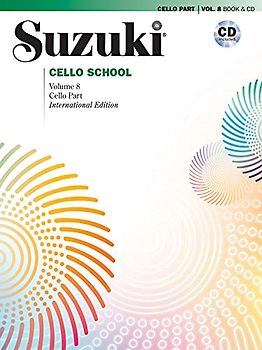 Suzuki Cello School Cello Part & CD, Volume 8 (Revised): incl. CD