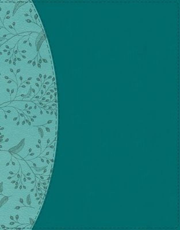 Niv, Beautiful Word Bible, Updated Edition, Peel/Stick Bible Tabs, Leathersoft, Teal, Red Letter, Comfort Print