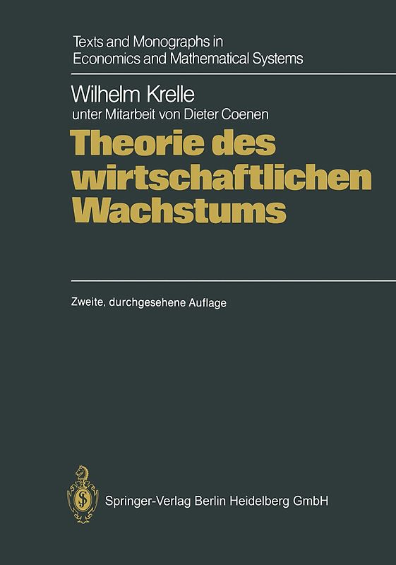 Theorie des wirtschaftlichen Wachstums