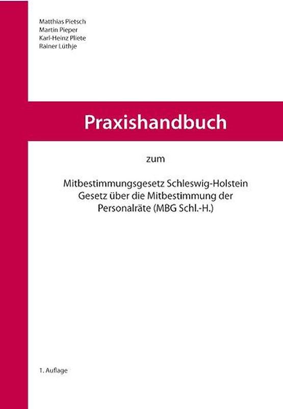 Praxishandbuch zum Mitbestimmungsgesetz Schleswig-Holstein