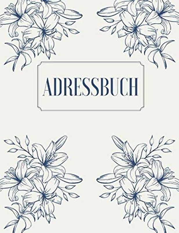 Adressbuch: für Senioren Großformat Telefonbuch