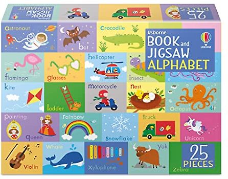 Book and Jigsaw Alphabet (Usborne Book and Jigsaw): 1