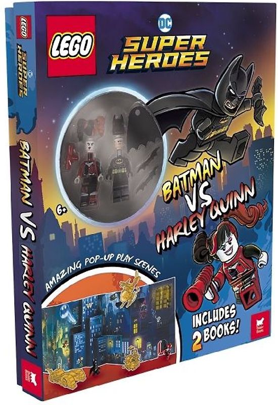 LEGO® DC Super Heroes(TM): Batman vs. Harley Quinn (with Batman(TM) and Harley Quinn(TM) minifigures, pop-up play scenes and 2 books)