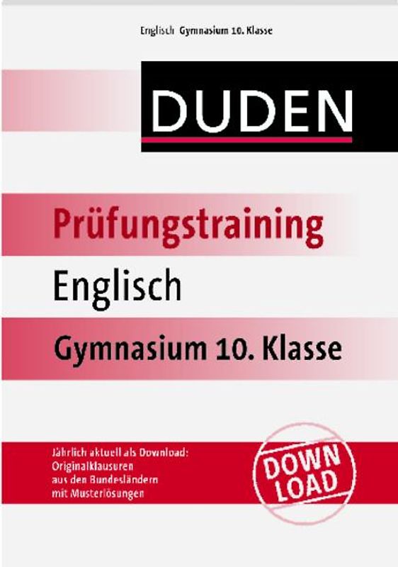 Duden - Prüfungstraining Englisch Gymnasium 10. Klasse