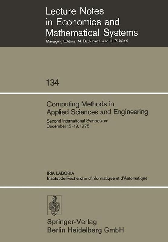 Computing Methods in Applied Sciences