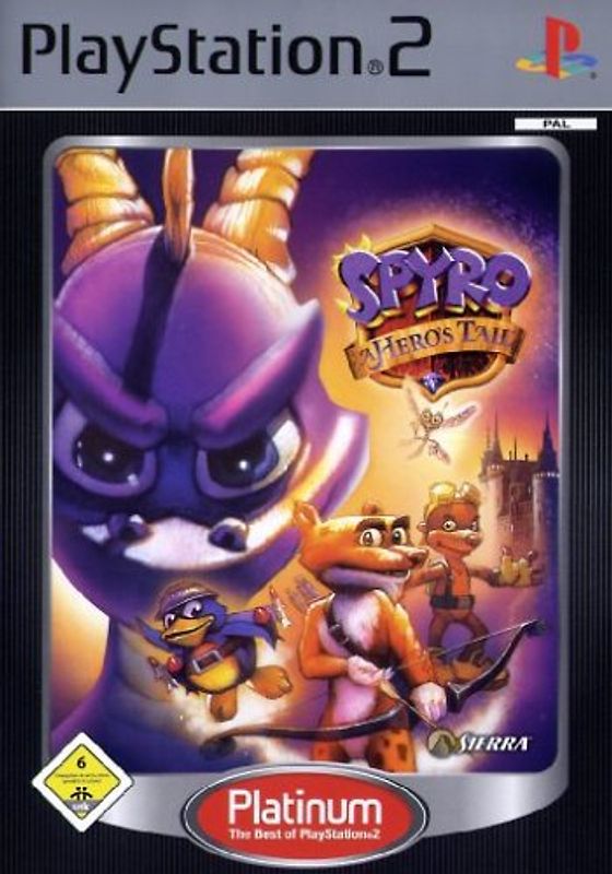 Spyro - A Hero's Tail Platinum PlayStation 2