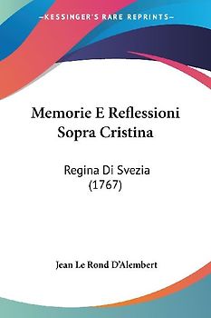 Memorie E Reflessioni Sopra Cristina