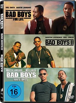 Bad Boys for Life / Bad Boys II / Bad Boys - Harte Jungs [3 DVDs] DVD
