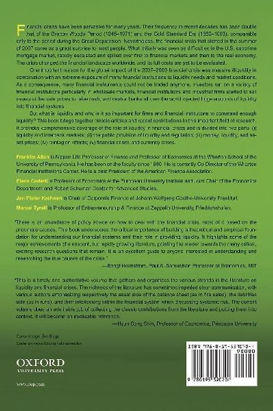 Liquidity and Crises