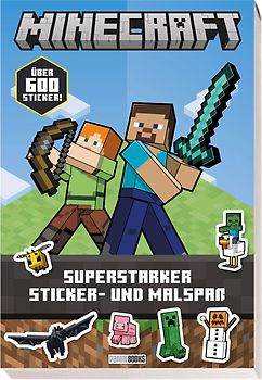 Minecraft: Superstarker Sticker- und Malspaß