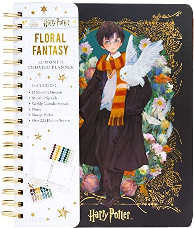 Harry Potter: Floral Fantasy 12-Month Undated Planner