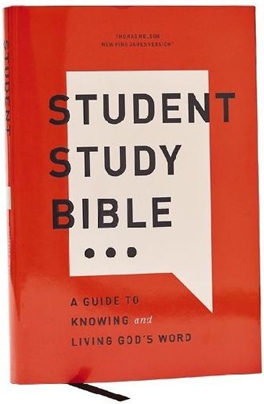 Student Study Bible: A Guide to Knowing and Living God's Word (Nkjv, Hardcover, Red Letter, Comfort Print)