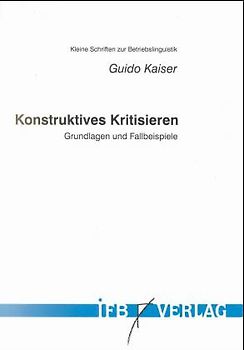 Konstruktives Kritisieren