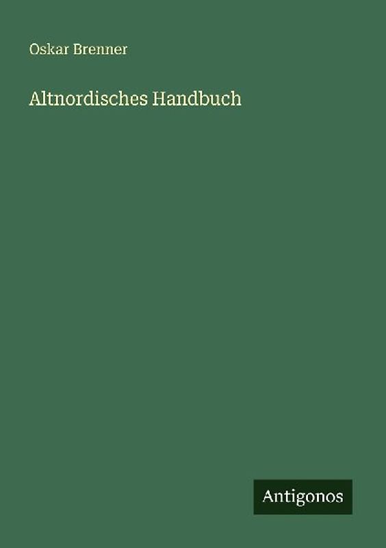Altnordisches Handbuch