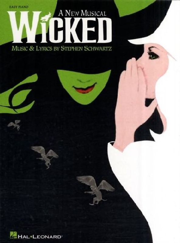 Wicked: A New Musical - Easy Piano Sheet Music of 13 Popular Soundtracks from Musical - Stephen Schwartz Wicked Book