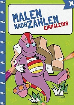 Malen nach Zahlen: Das kleine Einmaleins mit tollen Dinomotiven trainieren. (Rechendinos, Band 3)