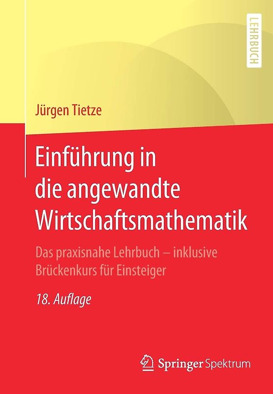 Einführung in die angewandte Wirtschaftsmathematik