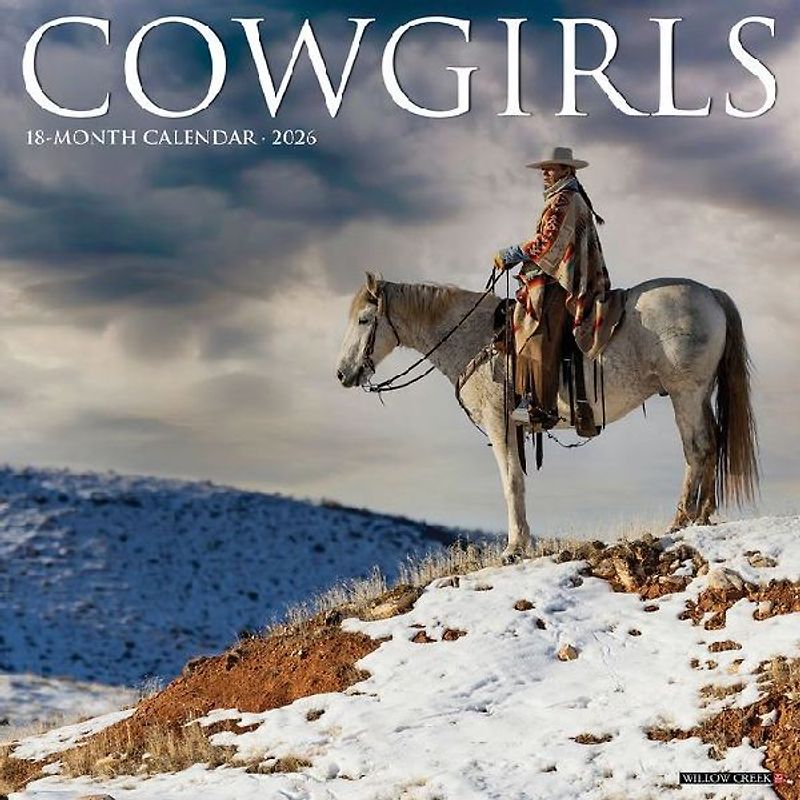 Cowgirls 2026 12 X 12 Wall Calendar
