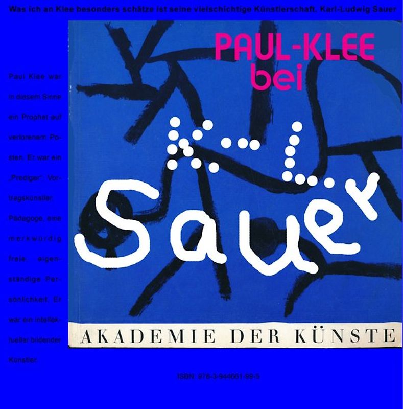 Paul Klee bei Karl-Ludwig Sauer