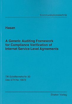 A Generic Auditing Framework for Compliance Verification of Internet Service Level Agreements