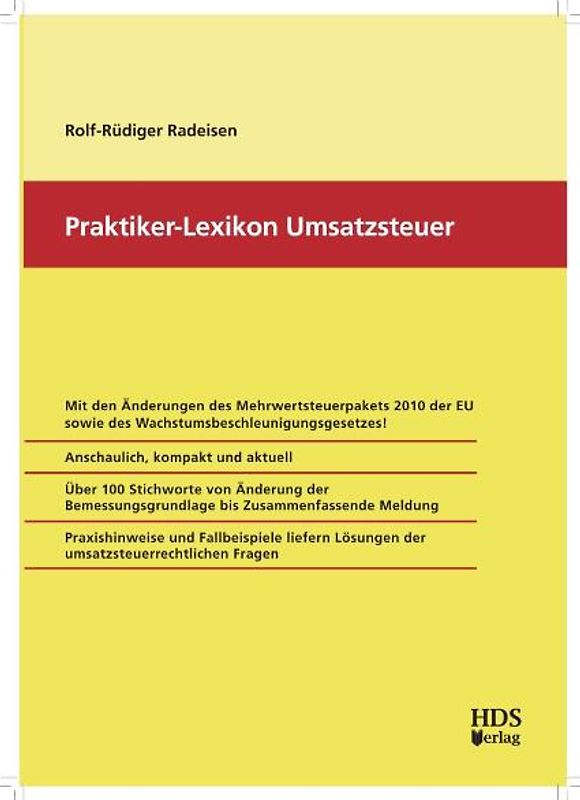Praktiker-Lexikon Umsatzsteuer