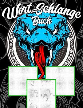 Wort Schlange Buch: Snake Wortsuchbuch für Erwachsene. Schlangen-Wortsuche-Aktivitätsbuch für Erwachsene, ältere Liebhaber von Schlangen, Eidechsen, Schildkröten, Fröschen und mehr. Mit Lösungen.