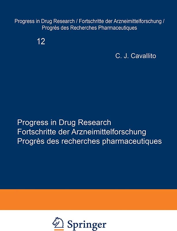 Progress in Drug Research / Fortschritte der Arzneimittelforschung / Progrès des recherches pharmaceutiques