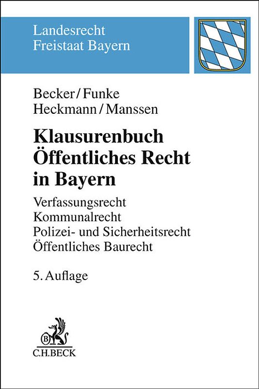 Klausurenbuch Öffentliches Recht in Bayern
