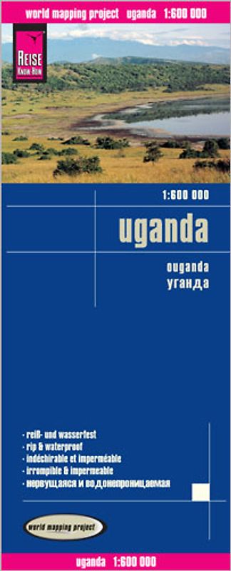 Reise Know-How Landkarte Uganda (1:600.000)