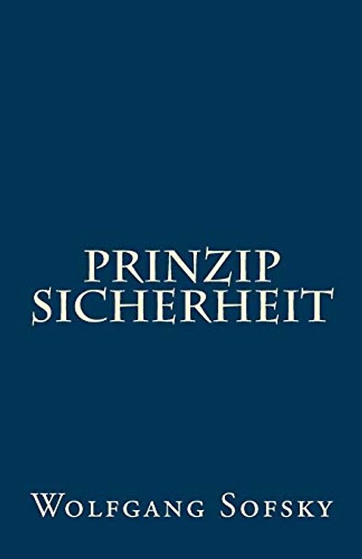 Prinzip Sicherheit