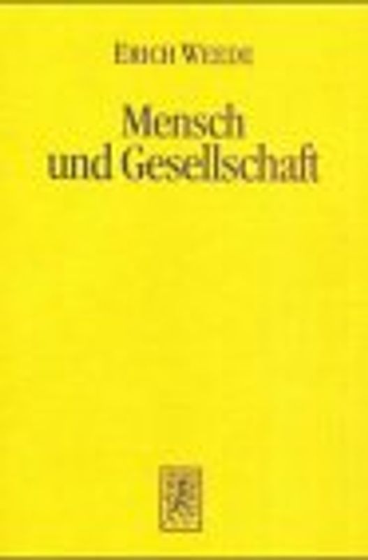 Mensch und Gesellschaft