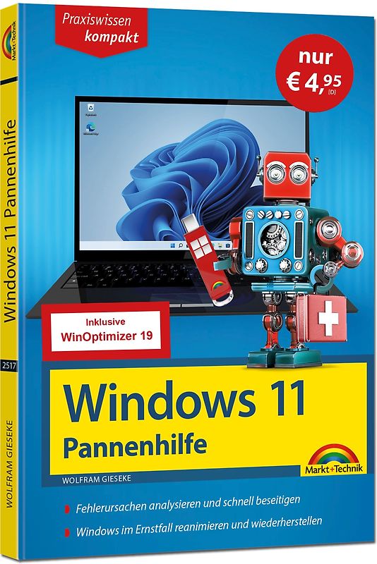Windows 11 Pannenhilfe - Sonderausgabe inkl. WinOptimizer 19 Software -