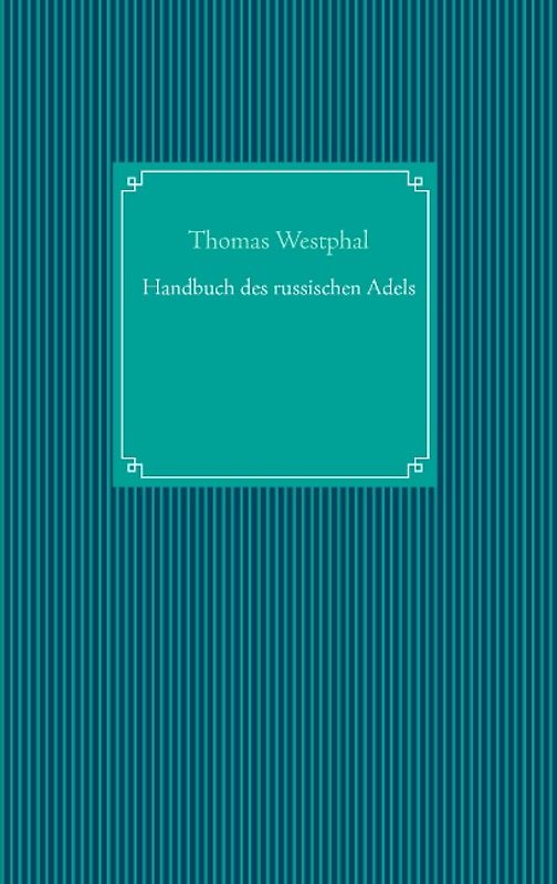 Handbuch des russischen Adels