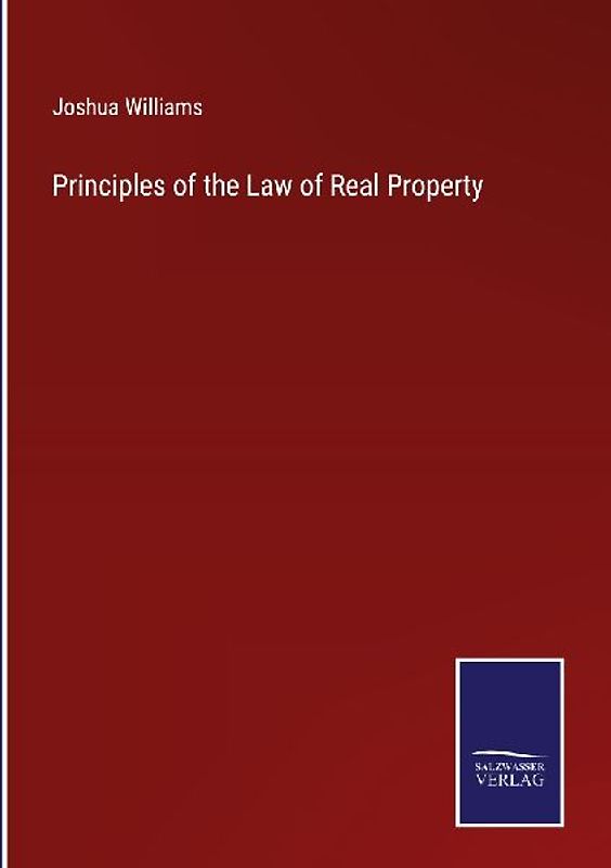 Principles of the Law of Real Property