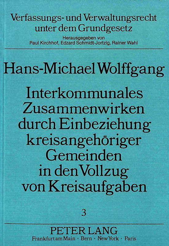 Interkommunales Zusammenwirken durch Einbeziehung kreisangehöriger Gemeinden in den Vollzug von Kreisaufgaben