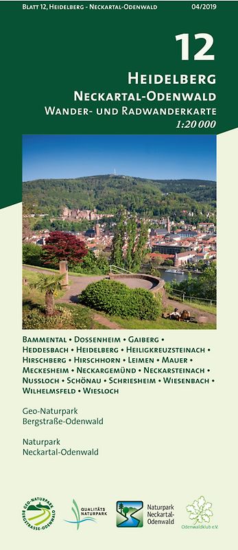 Blatt 12, Heidelberg - Neckartal-Odenwald