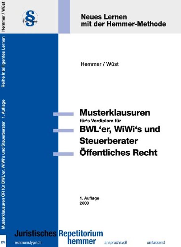 Öffentliches Recht für BWL'er, WiWis & Steuerberater