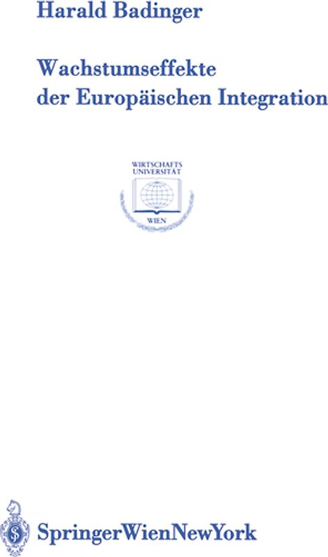 Wachstumseffekte der europäischen Integration