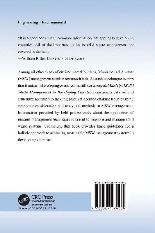 Municipal Solid Waste Management in Developing Countries