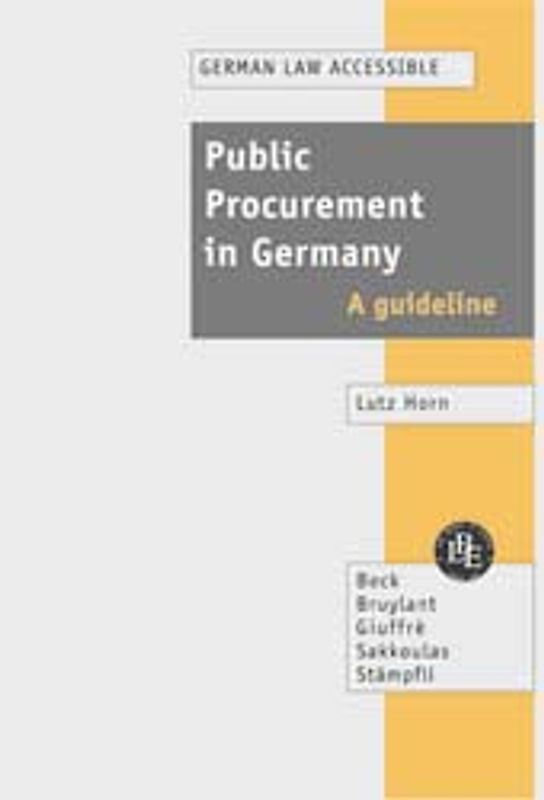 Public Procurement in Germany